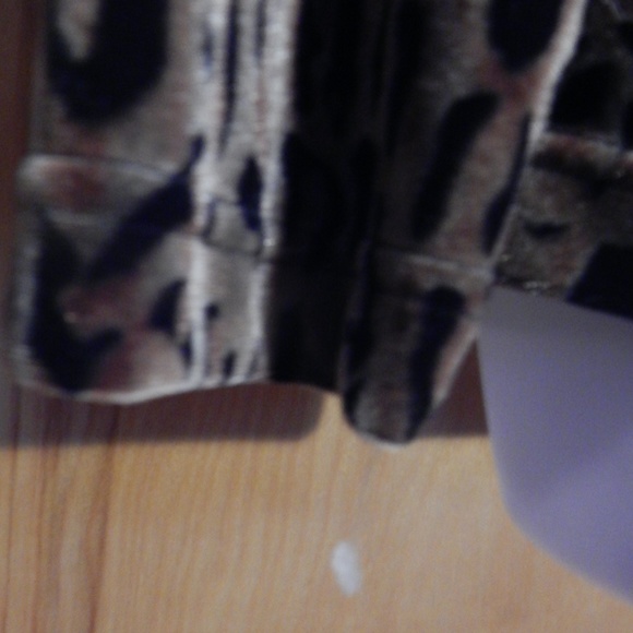 CLIO 2-PIECE VELOUR LEOPARD PRINT TOP, JACKET NWOT - Picture 3 of 6